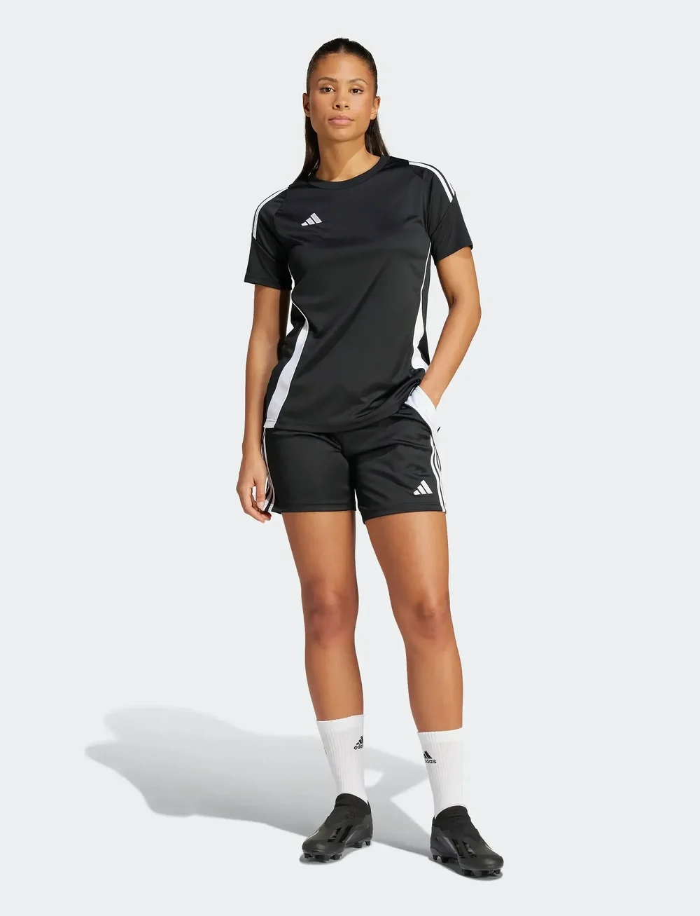 adidas Performance - TIRO24 JSYW - futbolo marškinėliai - black/white - 4