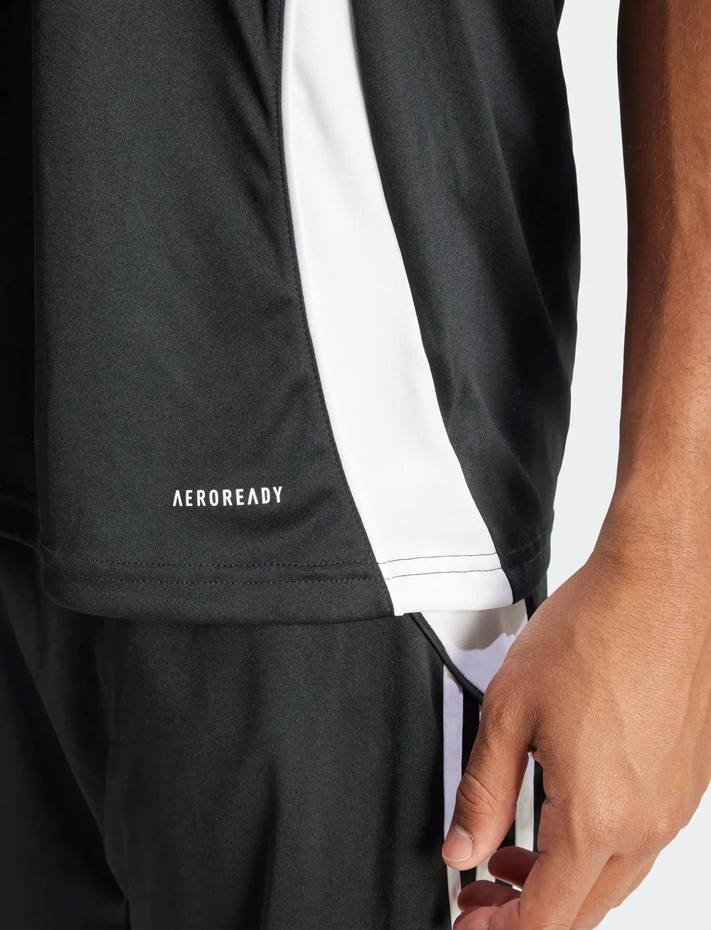 adidas Performance - TIRO24 JSY - t-shirts - black/white - 5