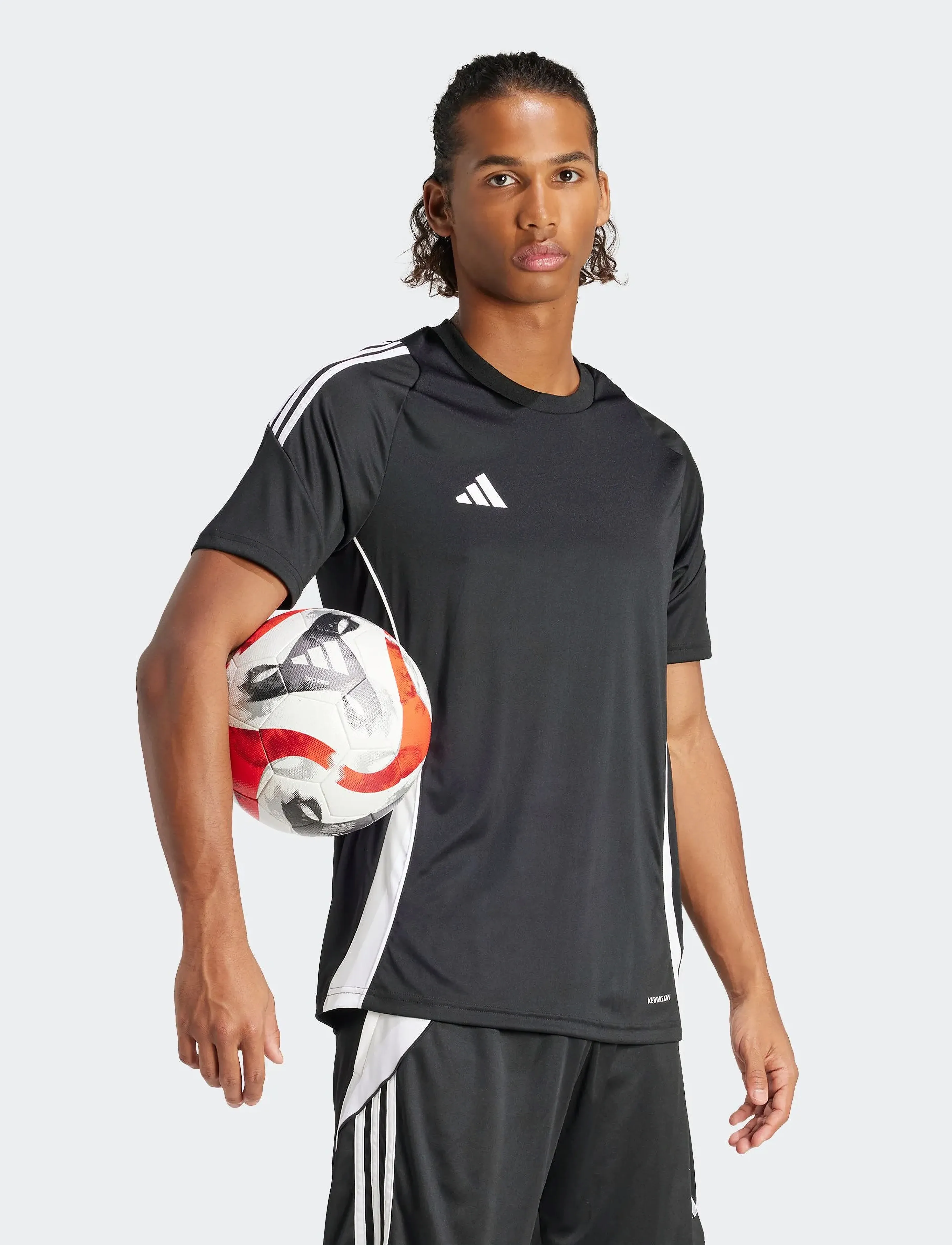 adidas Performance TIRO24 JSY - Streetstyle - BLACK/WHITE / black