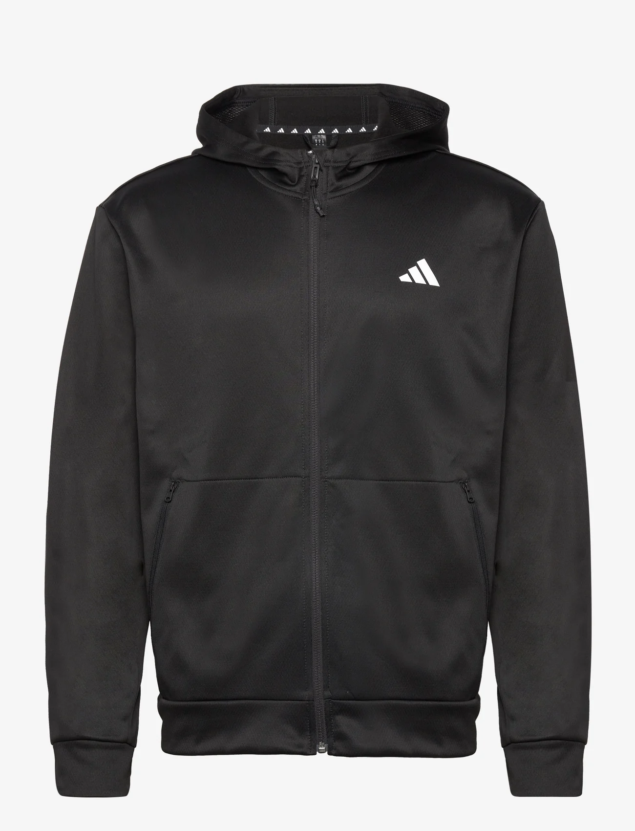 adidas Performance - Train Essentials Seasonal Training Full-Zip Hoodie - džemperiai su gobtuvu - black/white - 1