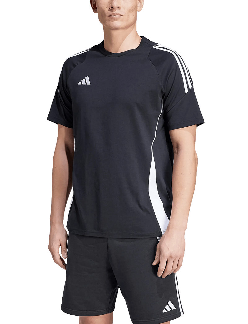 adidas Performance - TIRO24 SWTEE - oberteile & t-shirts - black/white - 0