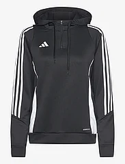 adidas Performance - TIRO24 TRHOODW - sweatshirts & hoodies - black/white - 0