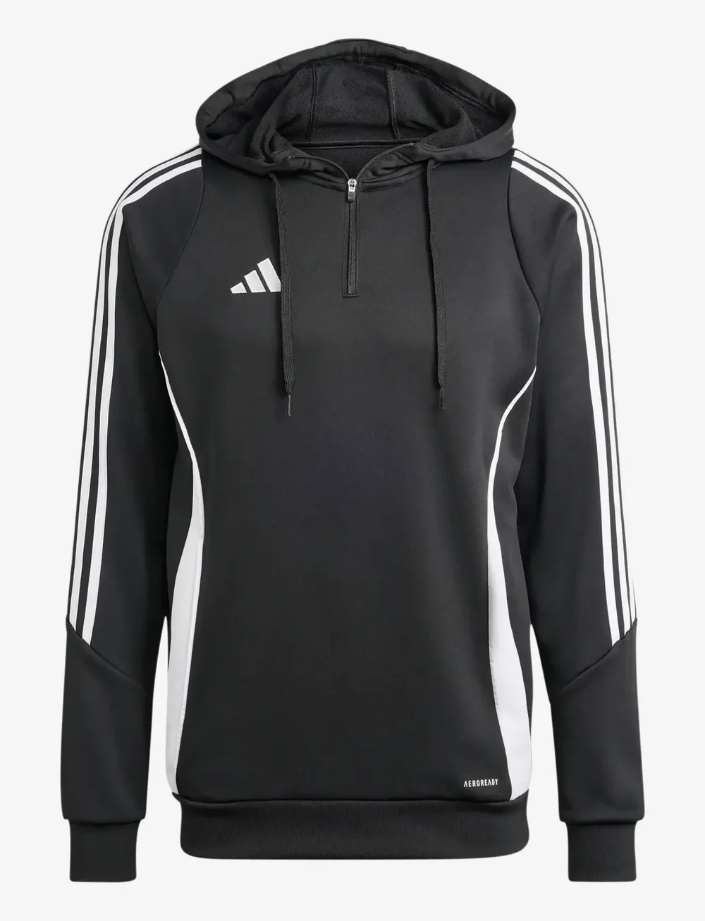 adidas Performance - TIRO24 TRHOOD - kapuzenpullover - black/white - 1