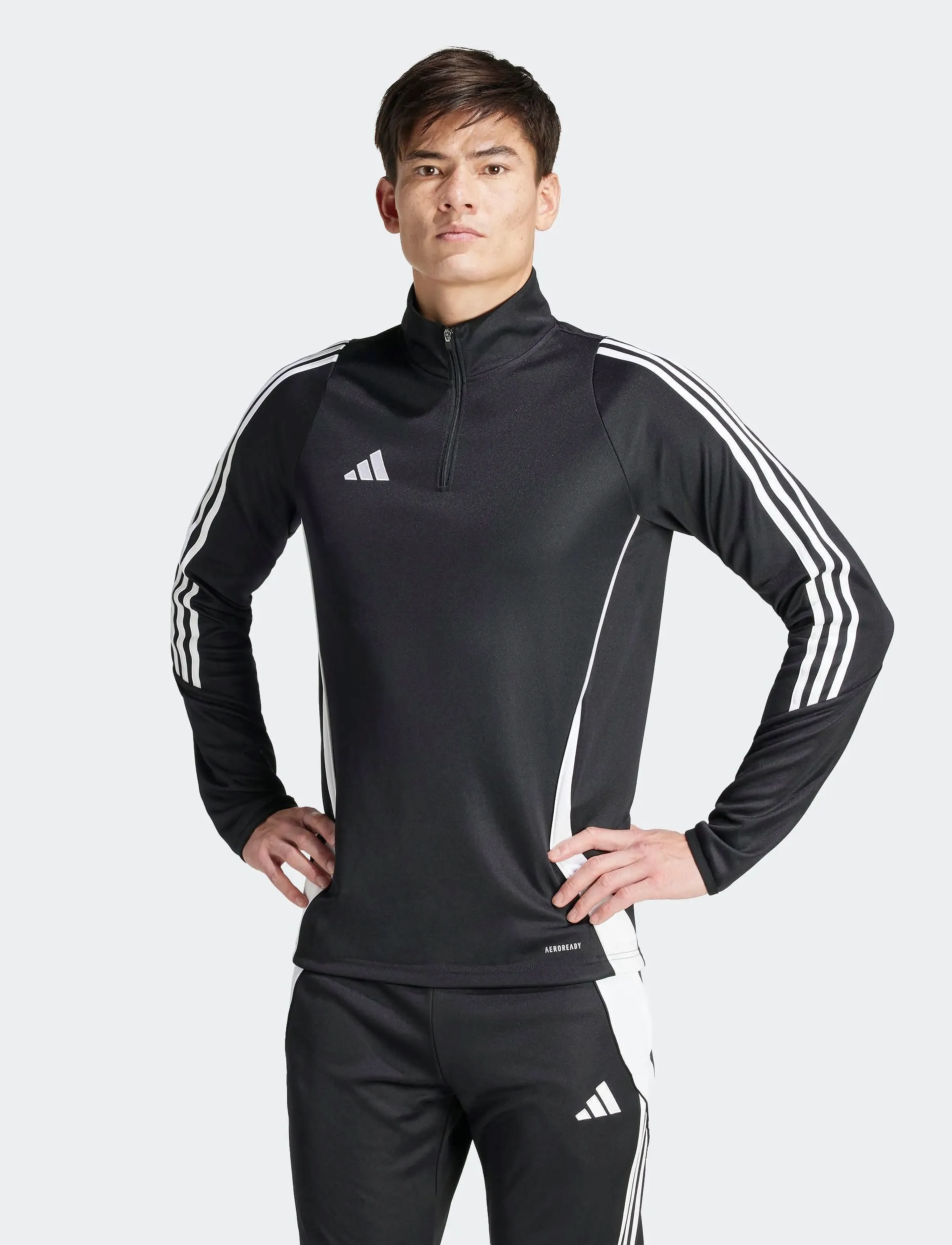 adidas Performance TIRO24 TRTOP - Tänavastiil - BLACK/WHITE / black