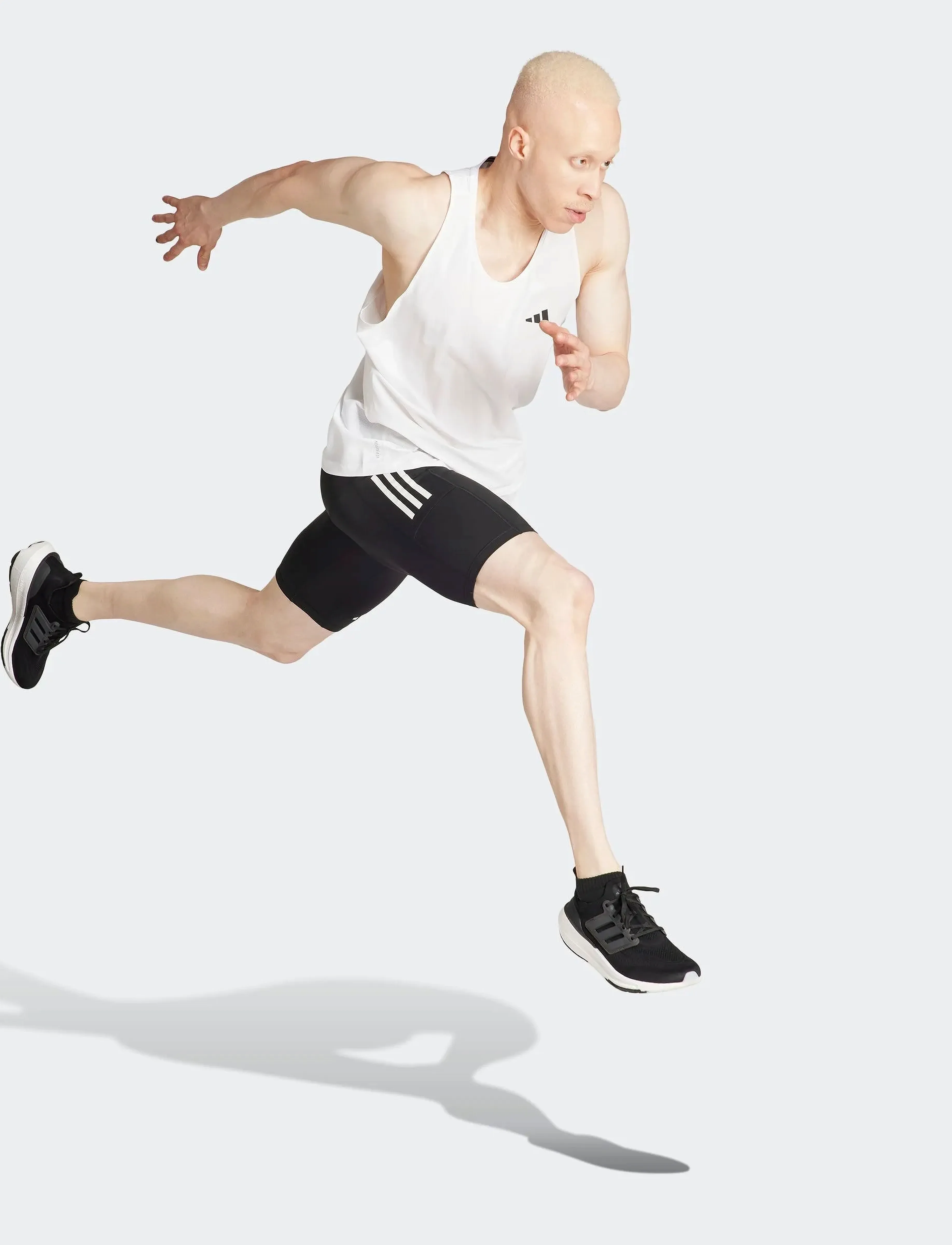adidas Performance - OTR B SHORT TIG - running tights - black - 4