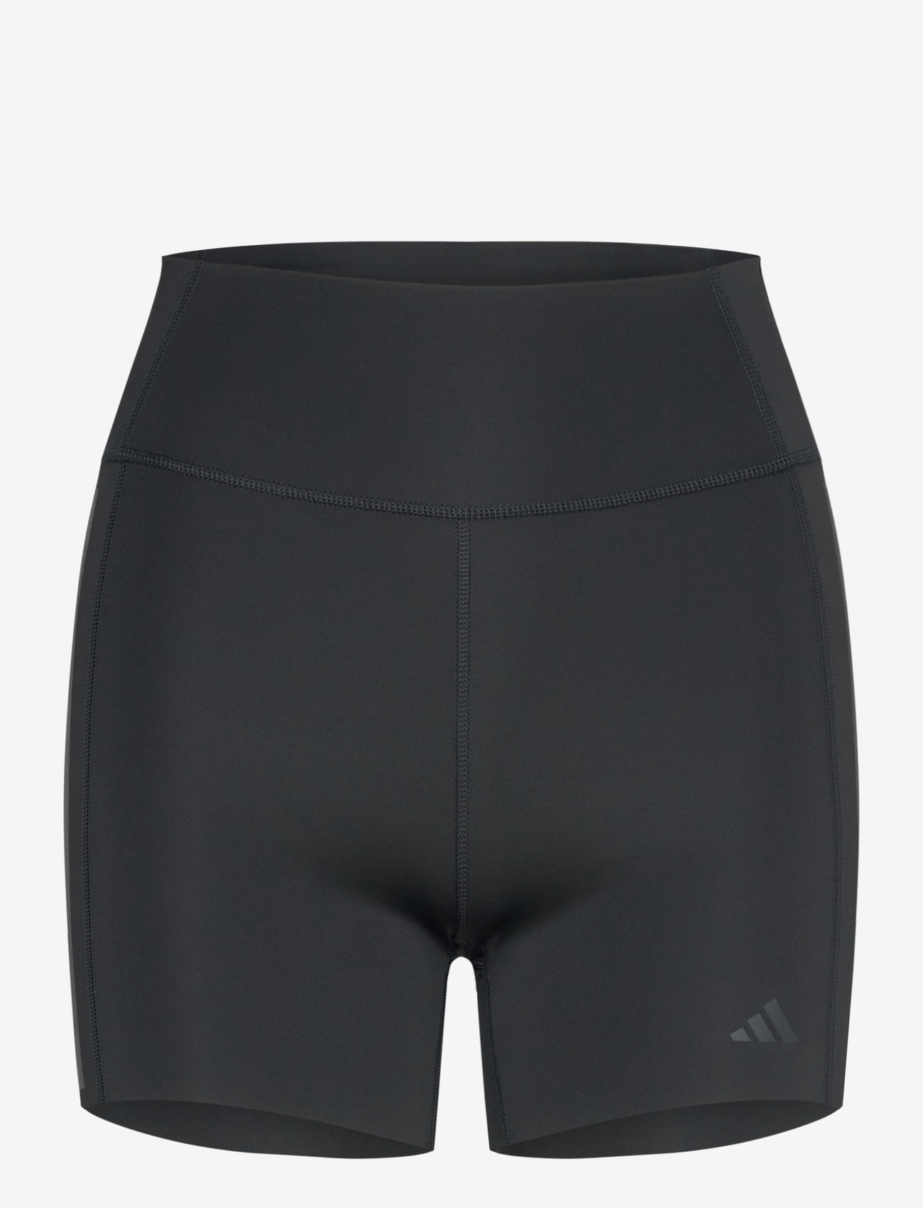 adidas Performance - adidas Optime 4 inch Raw Cut Hem Leggings - trainingstights - black - 0