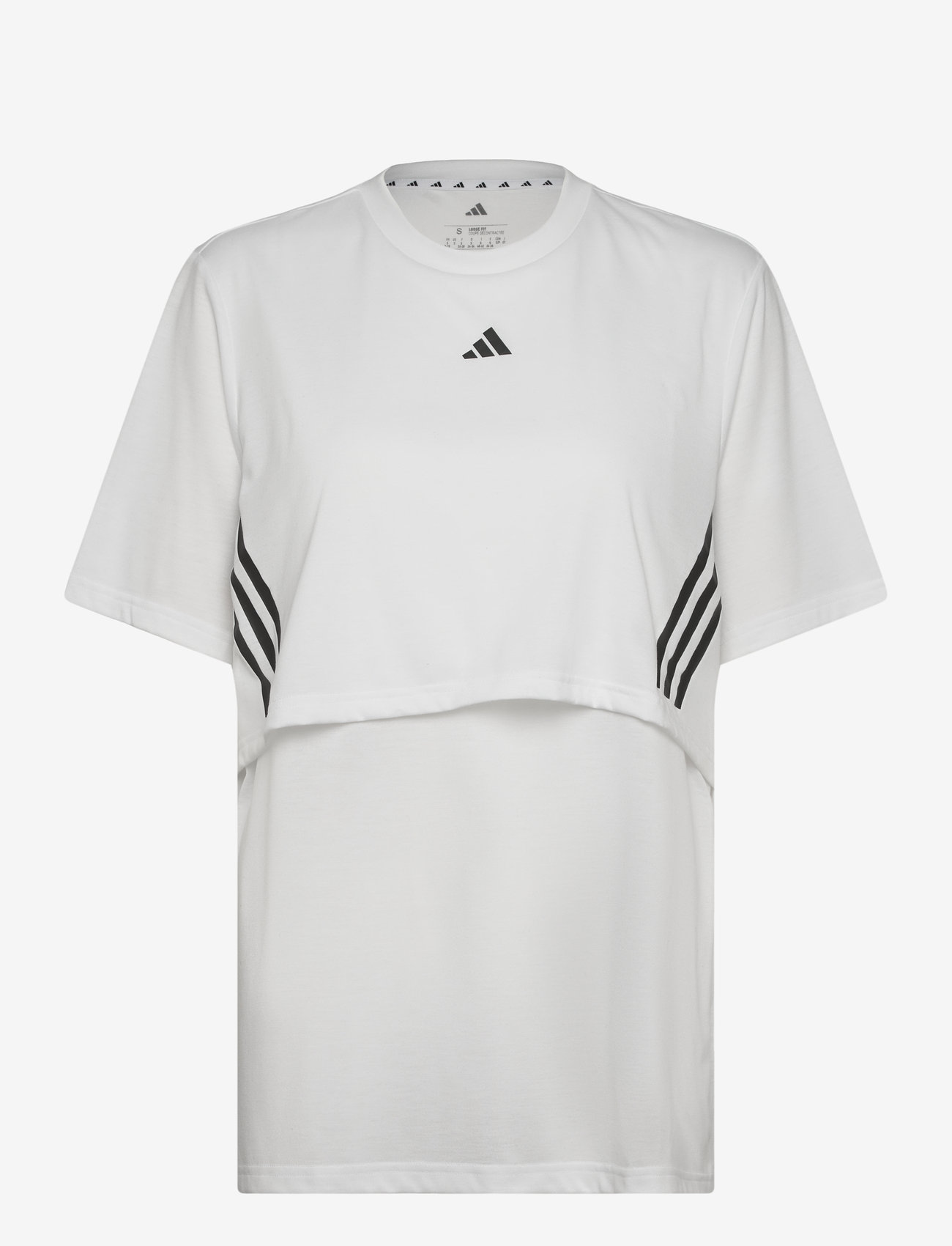 adidas Performance - MAT TEE - t-shirts - white - 0