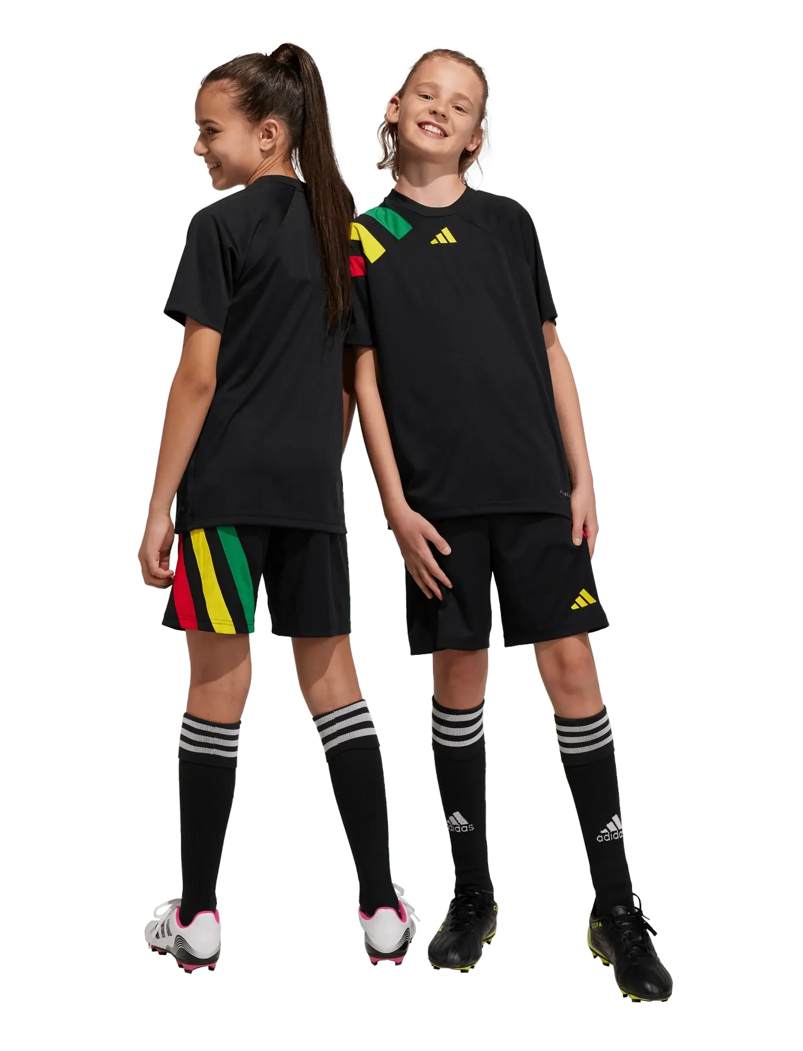 adidas Performance - FORTORE23 SHO Y - sportimise püksid - black/tmcord/tmyell/t - 3