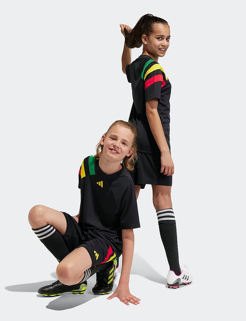 adidas Performance - FORTORE23 JSY Y - sporta topi - black/teagrn/tmyell/t - 3