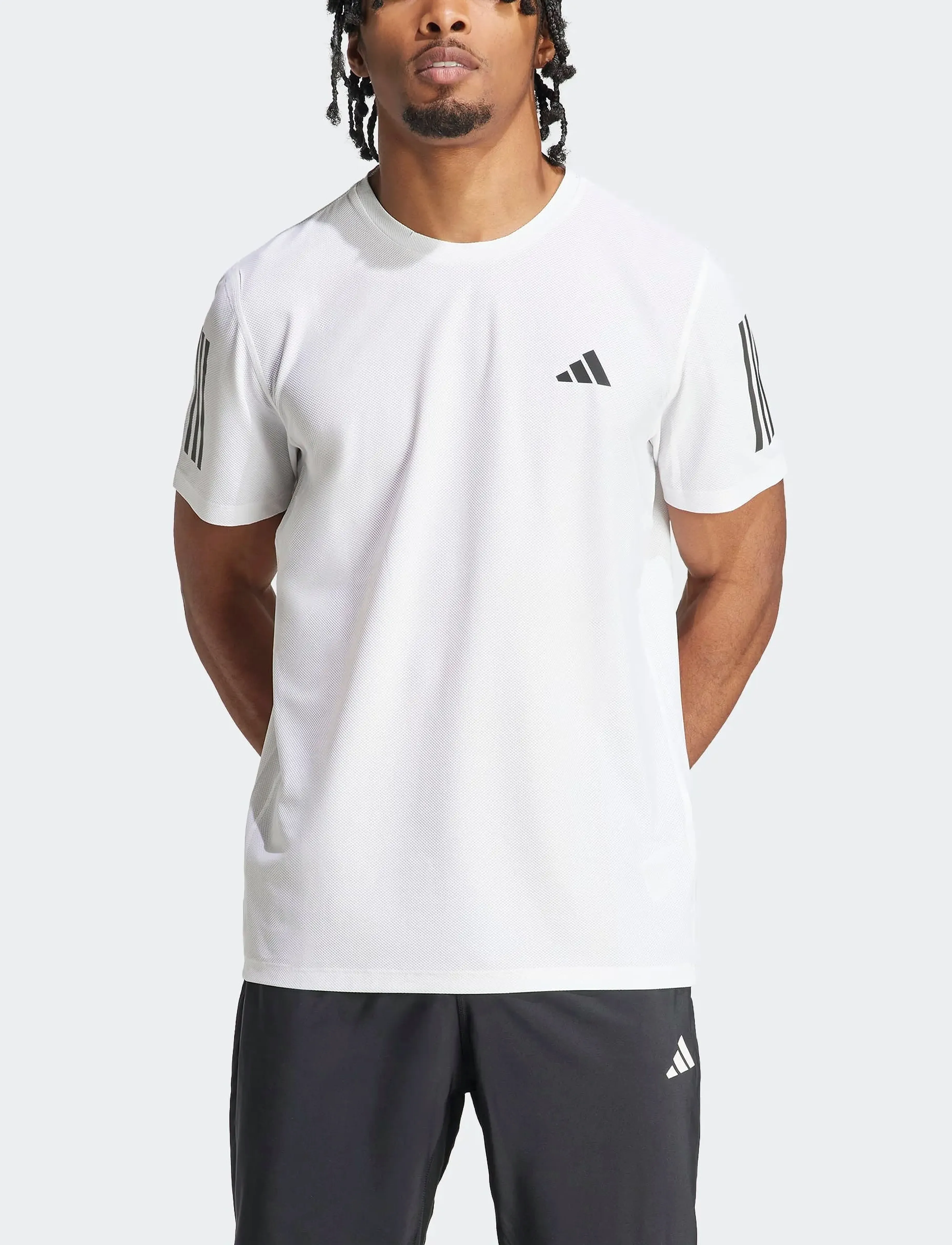 adidas Performance Otr B Tee, Mænd, 3-Stribet T-Shirt, Hvid, Str: XXL