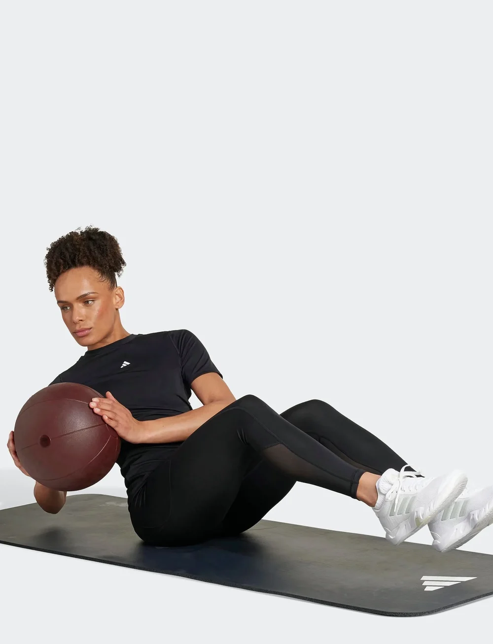 adidas Performance - TF TRAIN T - t-shirts - black - 5