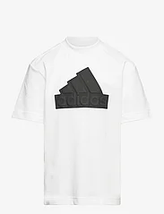 adidas Performance - U FI LOGO T - kortermede t-skjorter - white/black - 0