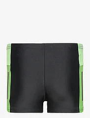 adidas Performance - ADIDAS  COLORBLOCK  3-STRIPES SWIM BOXER - swim shorts - black/grespa/luclim - 1