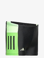 adidas Performance - ADIDAS  COLORBLOCK  3-STRIPES SWIM BOXER - swim shorts - black/grespa/luclim - 3