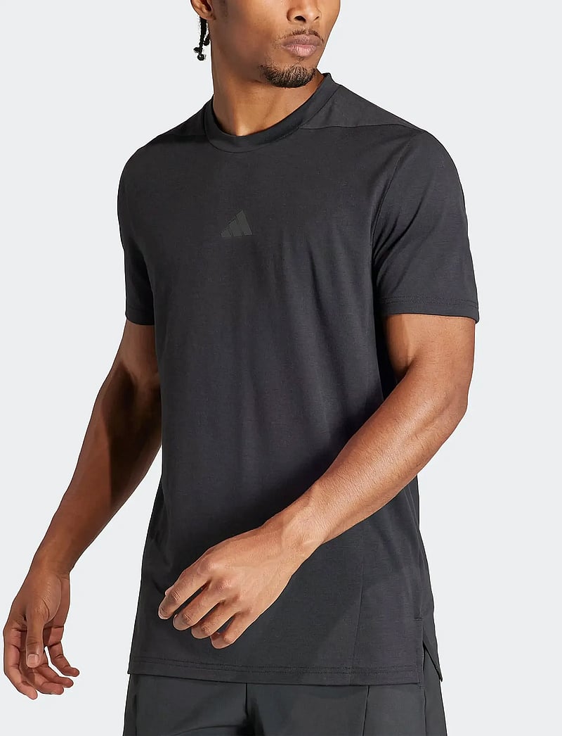 adidas Performance - D4T TEE - t-shirts - black - 0