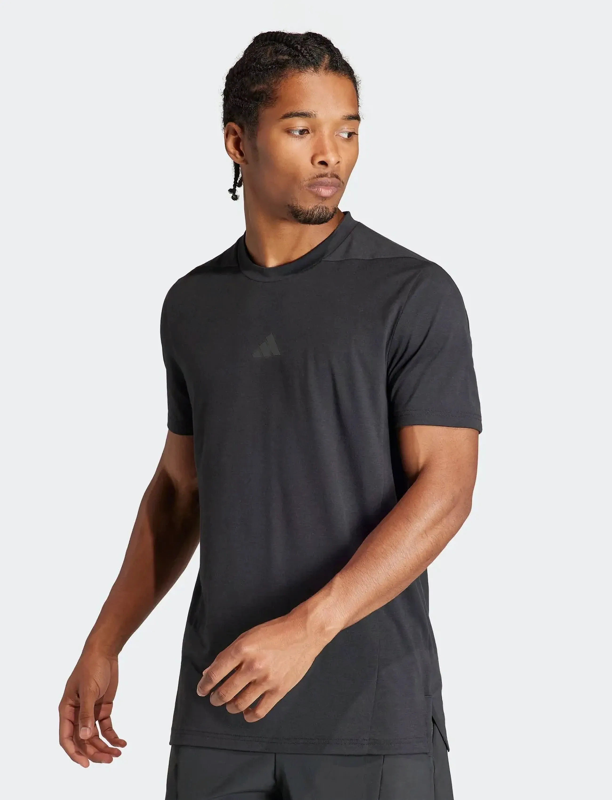 Adidas T-shirts med korta ärmar D4t Tee t-shirts - bas herr – bild 4