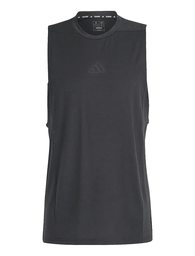 adidas Performance - D4T TANK - linnen - black - 1