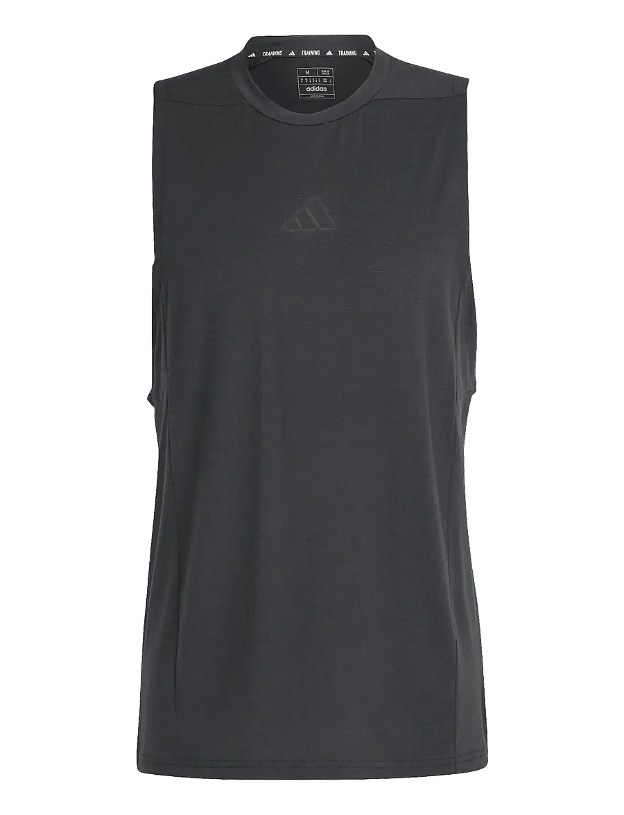 adidas Performance - D4T TANK - linnen - black - 1