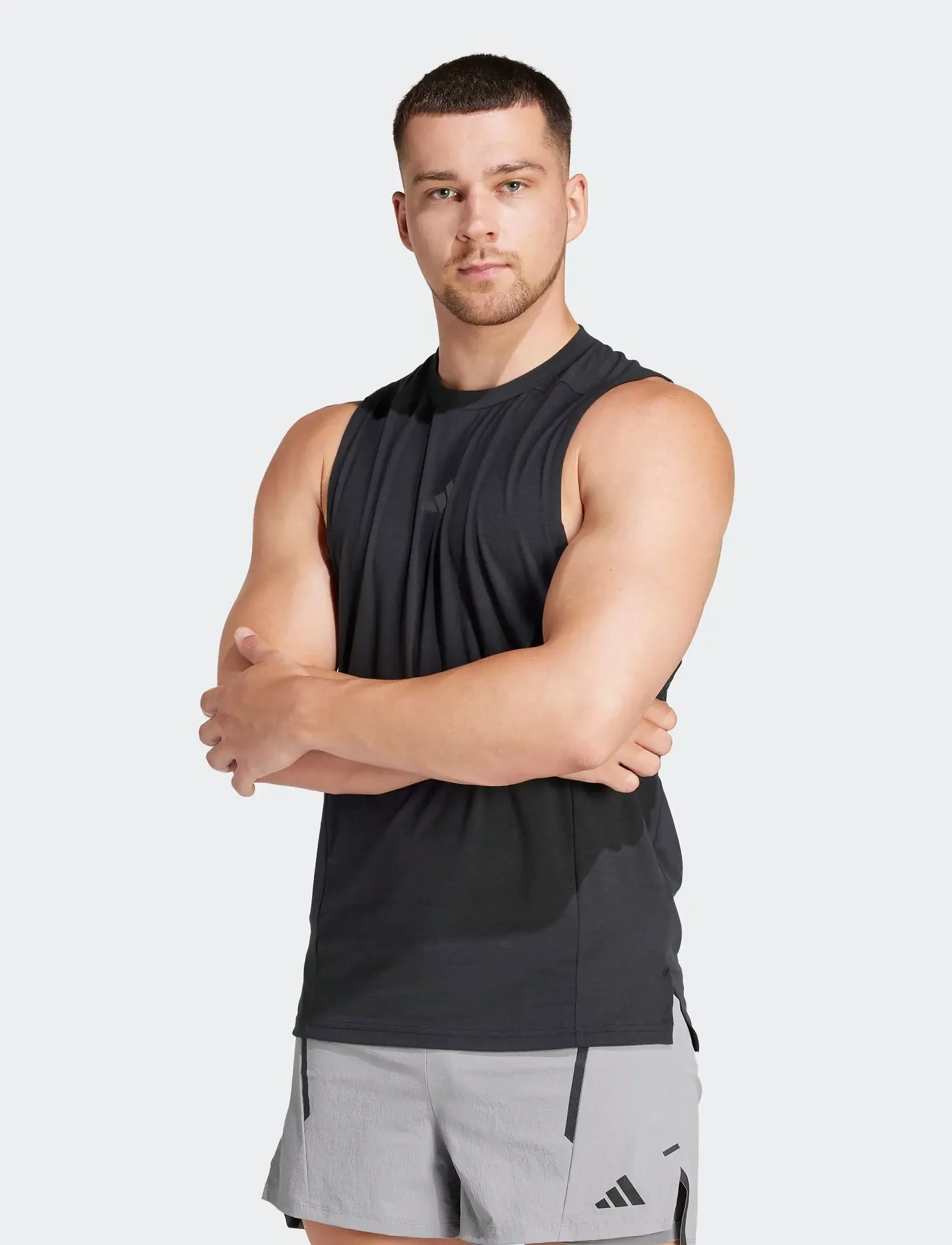 Adidas Linnen / Ärmlösa T-shirts D4t Tank herr – bild 9