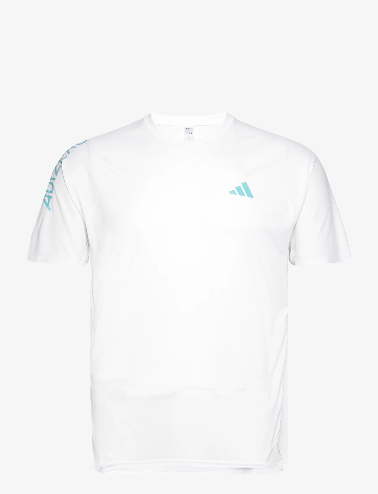 adidas Performance - ADIZERO TEE M - t-shirts - white - 0