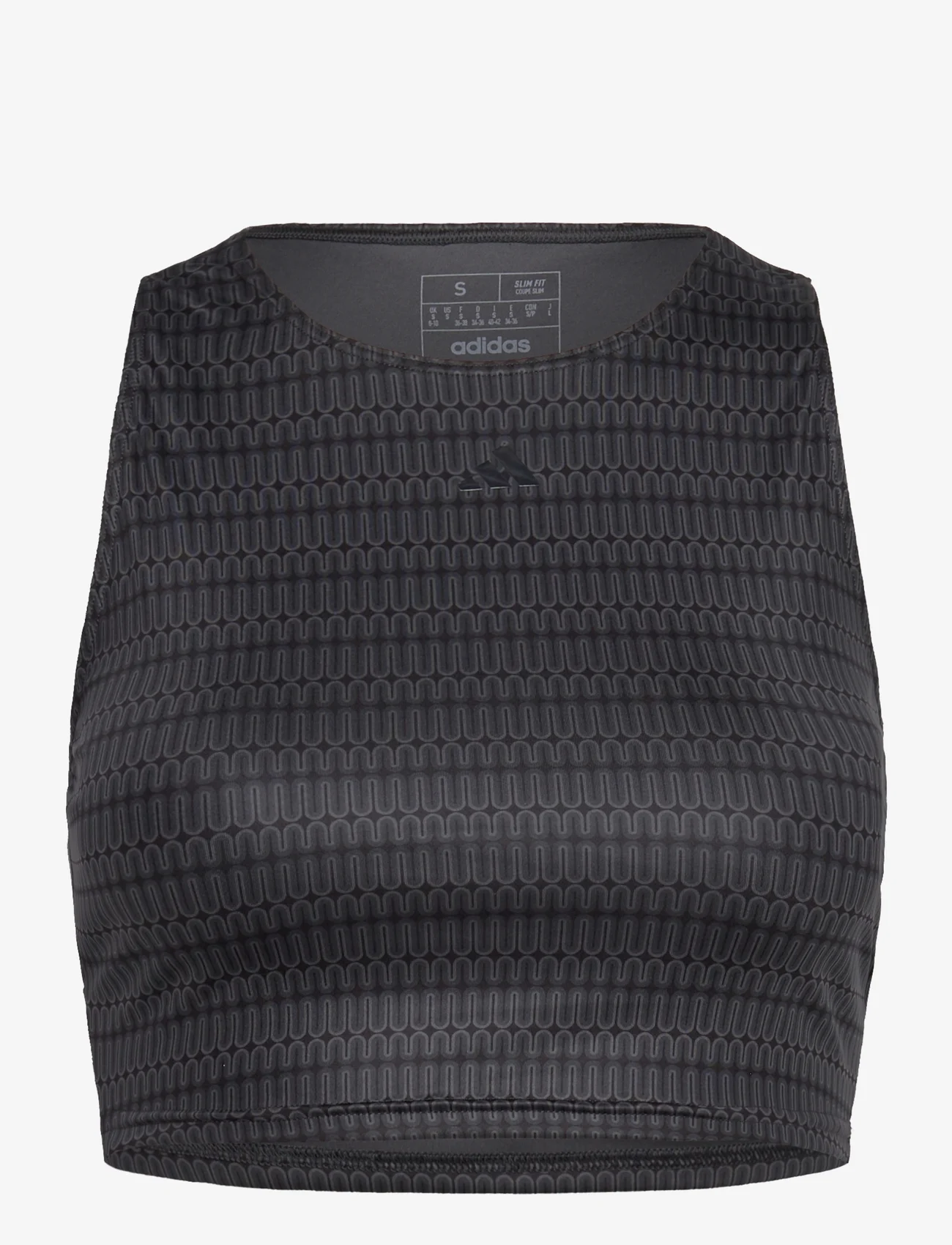 adidas Performance - YGA ST AOP TK - navel shirts - black - 0