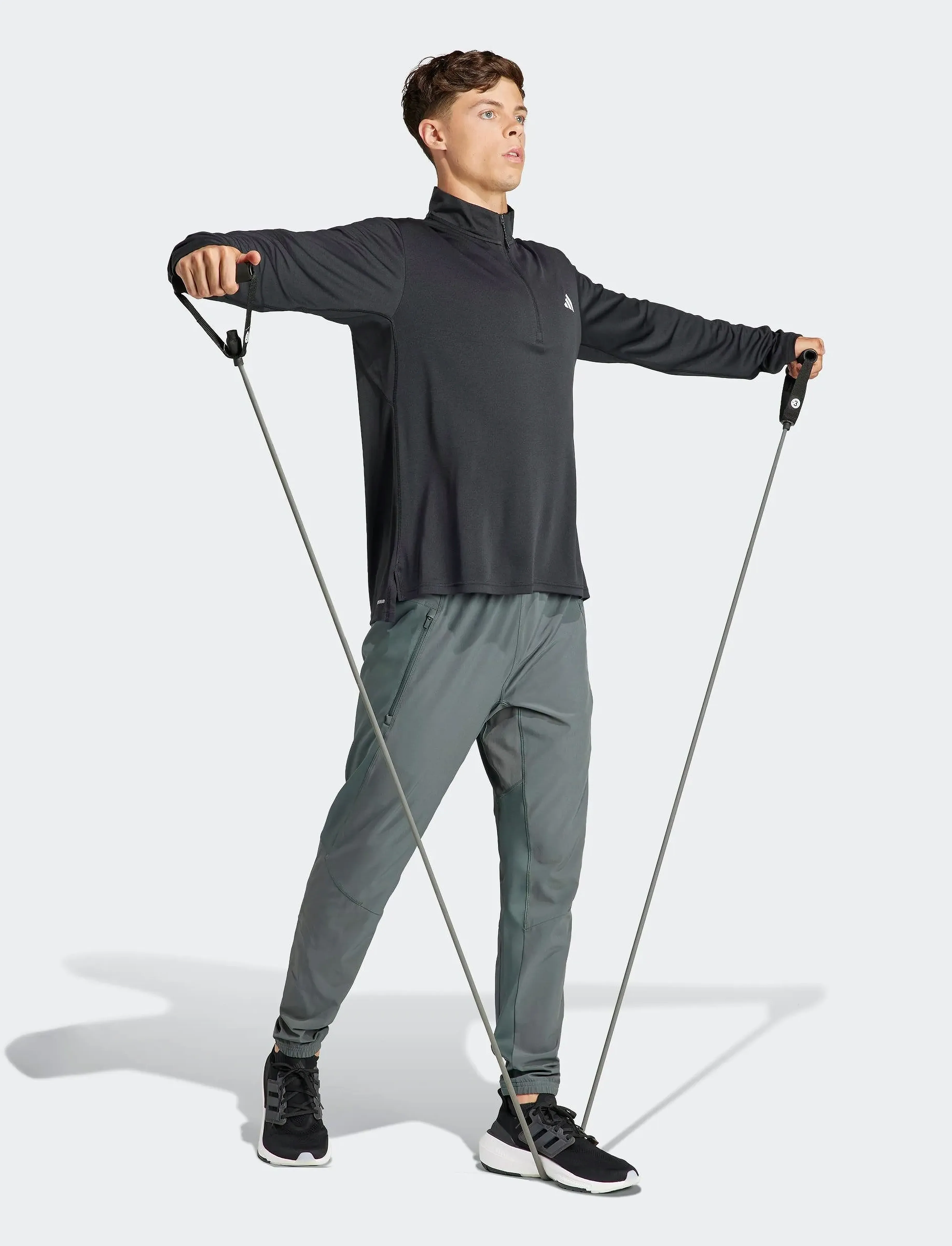adidas Performance - TR-ES 1I4ZIP - sweatshirts - black - 0