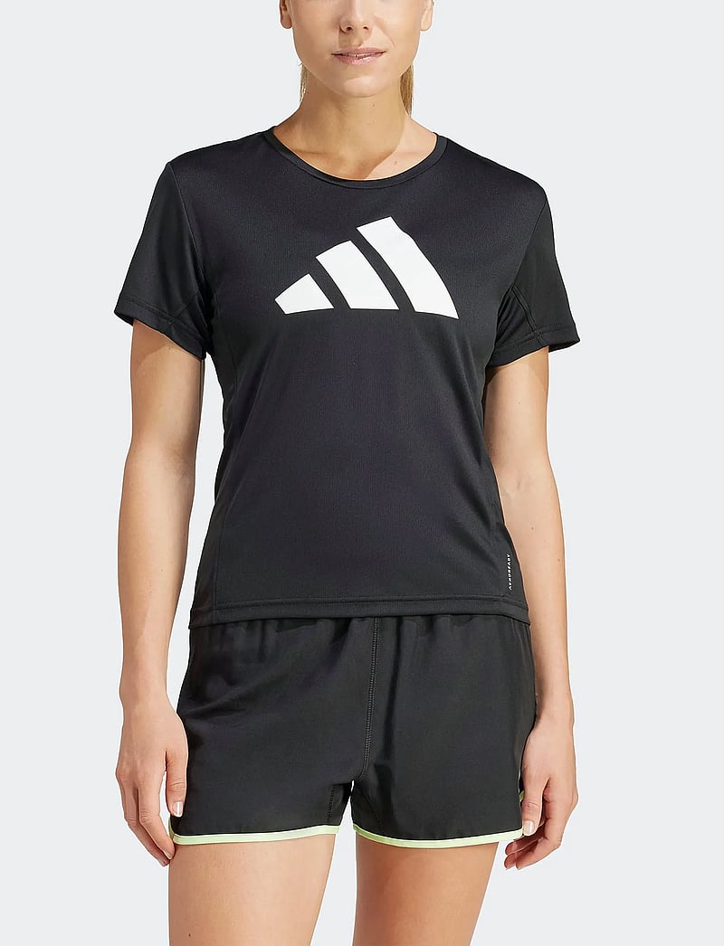 adidas Performance - RUN IT TEE - t-shirts - black - 0
