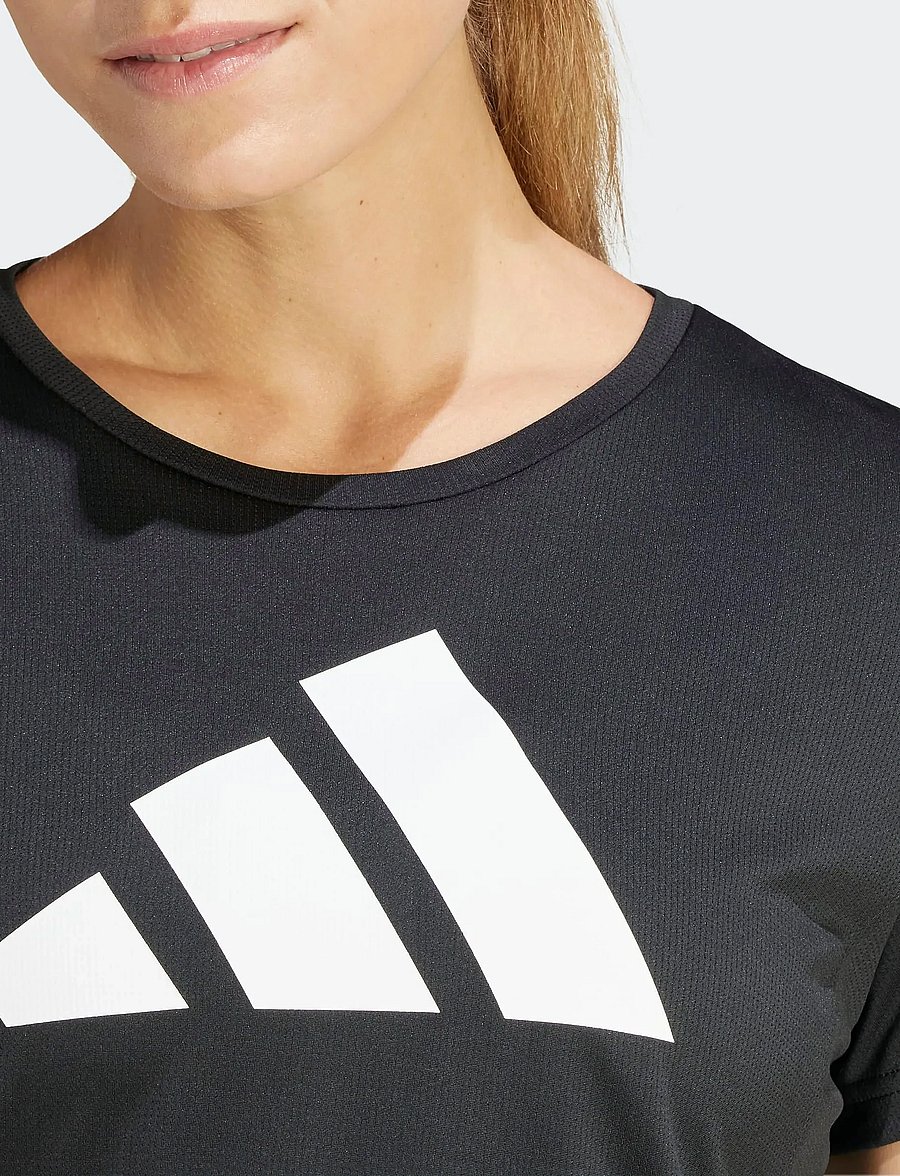 adidas Performance - RUN IT TEE - stuttermarbolir - black - 2