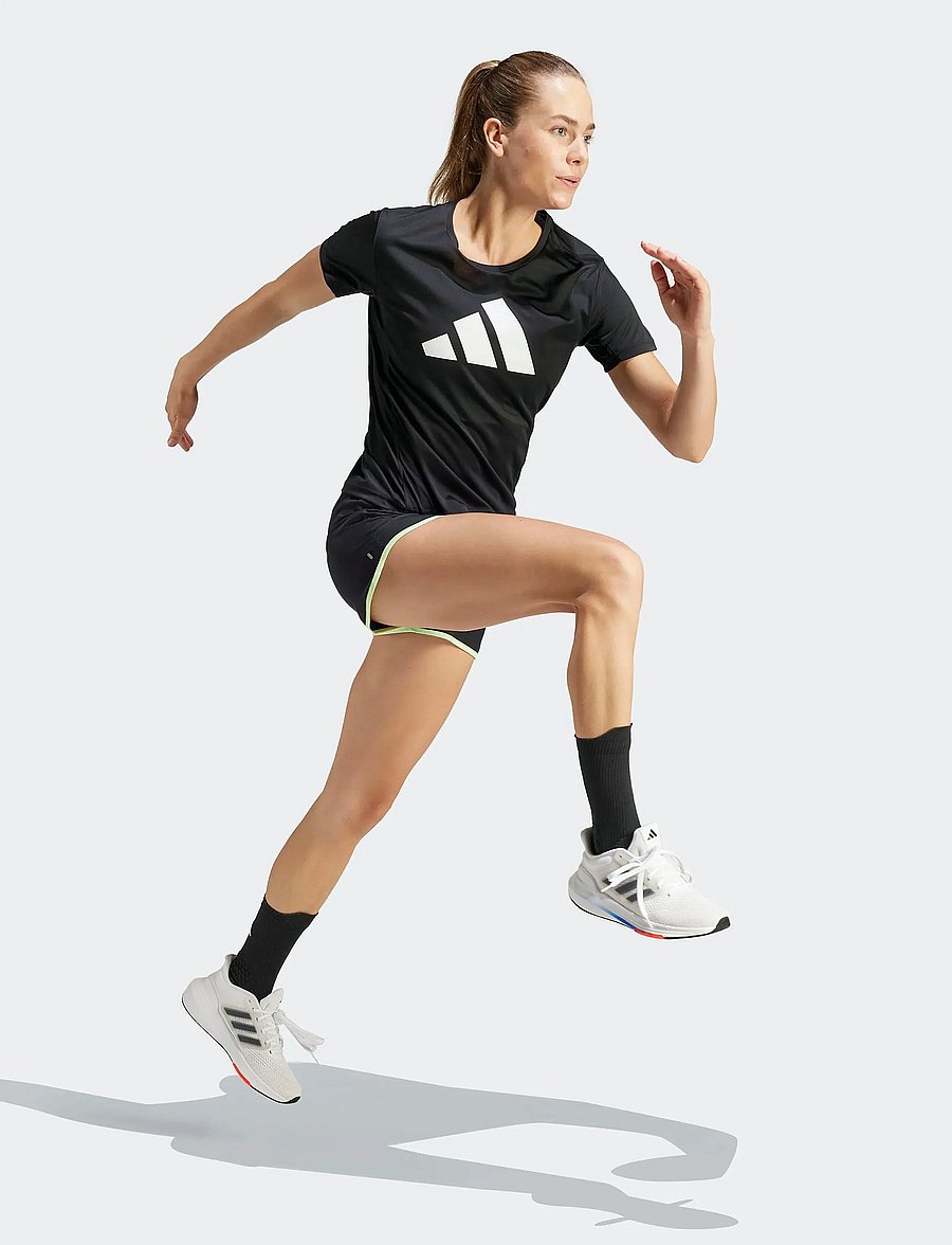 adidas Performance - RUN IT TEE - stuttermarbolir - black - 5