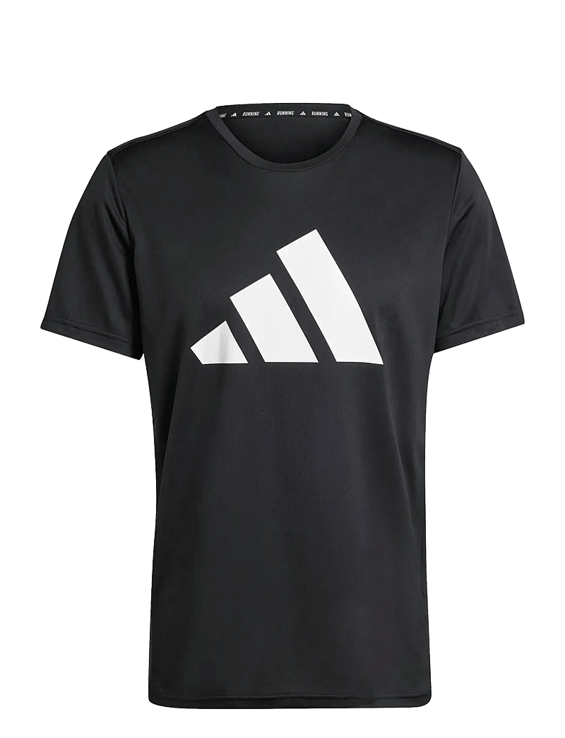 adidas Performance - RUN IT TEE - t-shirts - black - 1