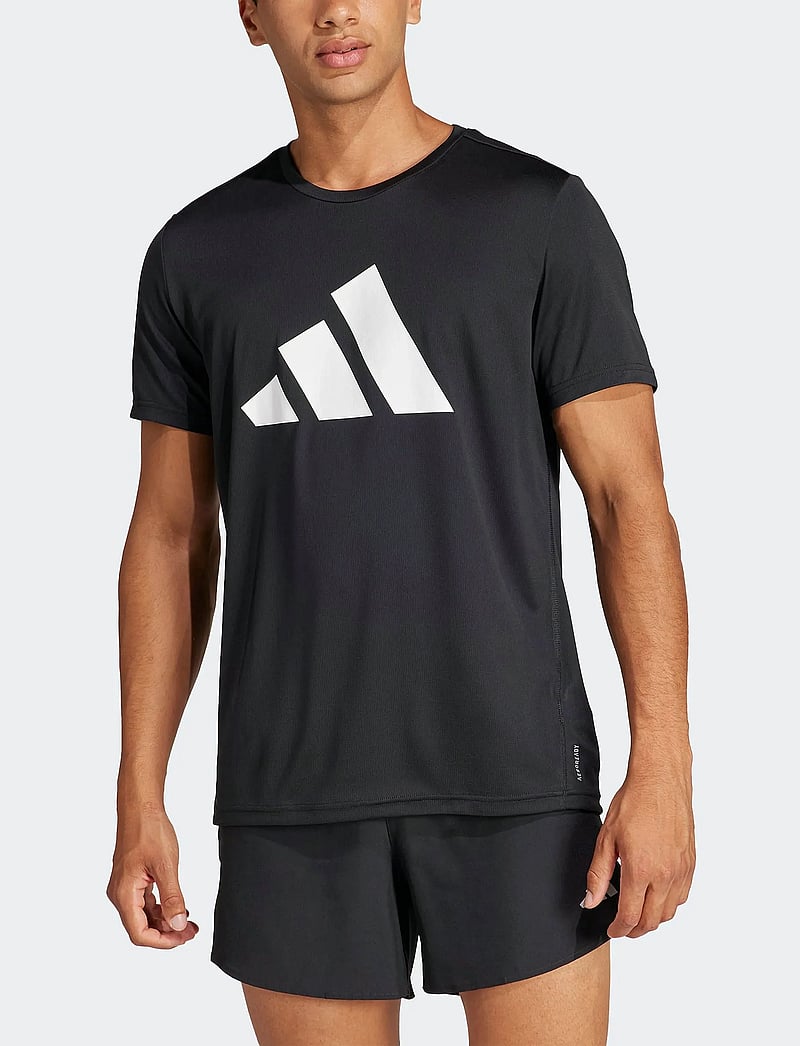 adidas Performance - RUN IT TEE - t-shirts - black - 0