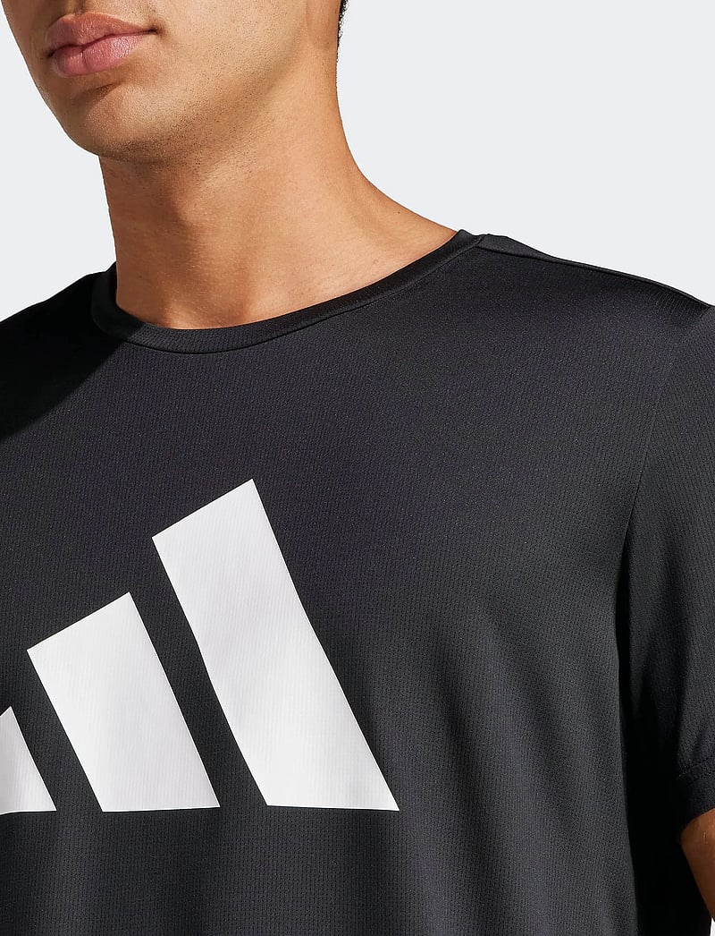 adidas Performance - RUN IT TEE - t-shirts - black - 4