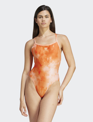 adidas Performance - Hills Hiker Allover-Print Swimsuit - badeanzüge - orange/corang - 2