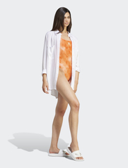 adidas Performance - Hills Hiker Allover-Print Swimsuit - badeanzüge - orange/corang - 5