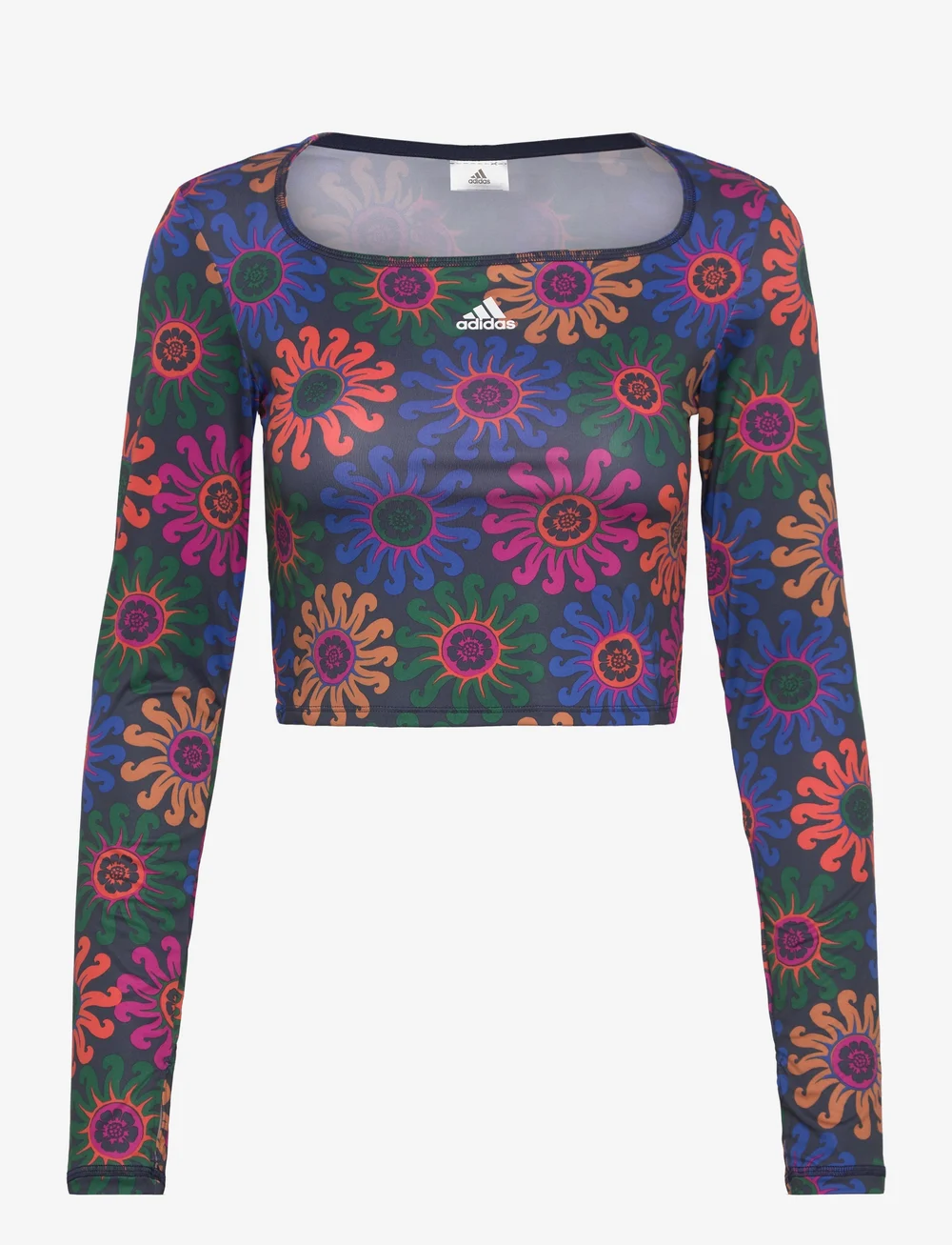 Adidas winter ease cropped top sweatshirt