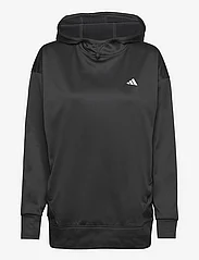 adidas Performance - AEROREADY GAME & GO FLEECE HOODIE - megztiniai ir džemperiai - black/white - 0