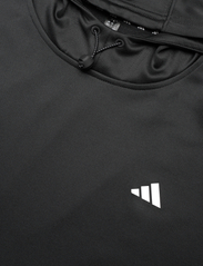 adidas Performance - AEROREADY GAME & GO FLEECE HOODIE - megztiniai ir džemperiai - black/white - 2
