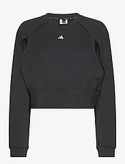 adidas Performance - POWER COVER UP - crop topit - black/white - 0