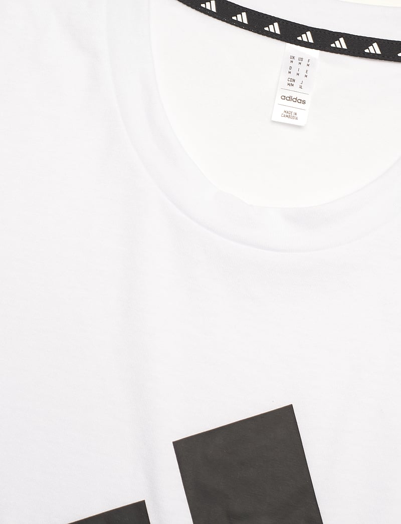 adidas Performance - TR-ES FR LOGO T - t-shirts - white/black - 2