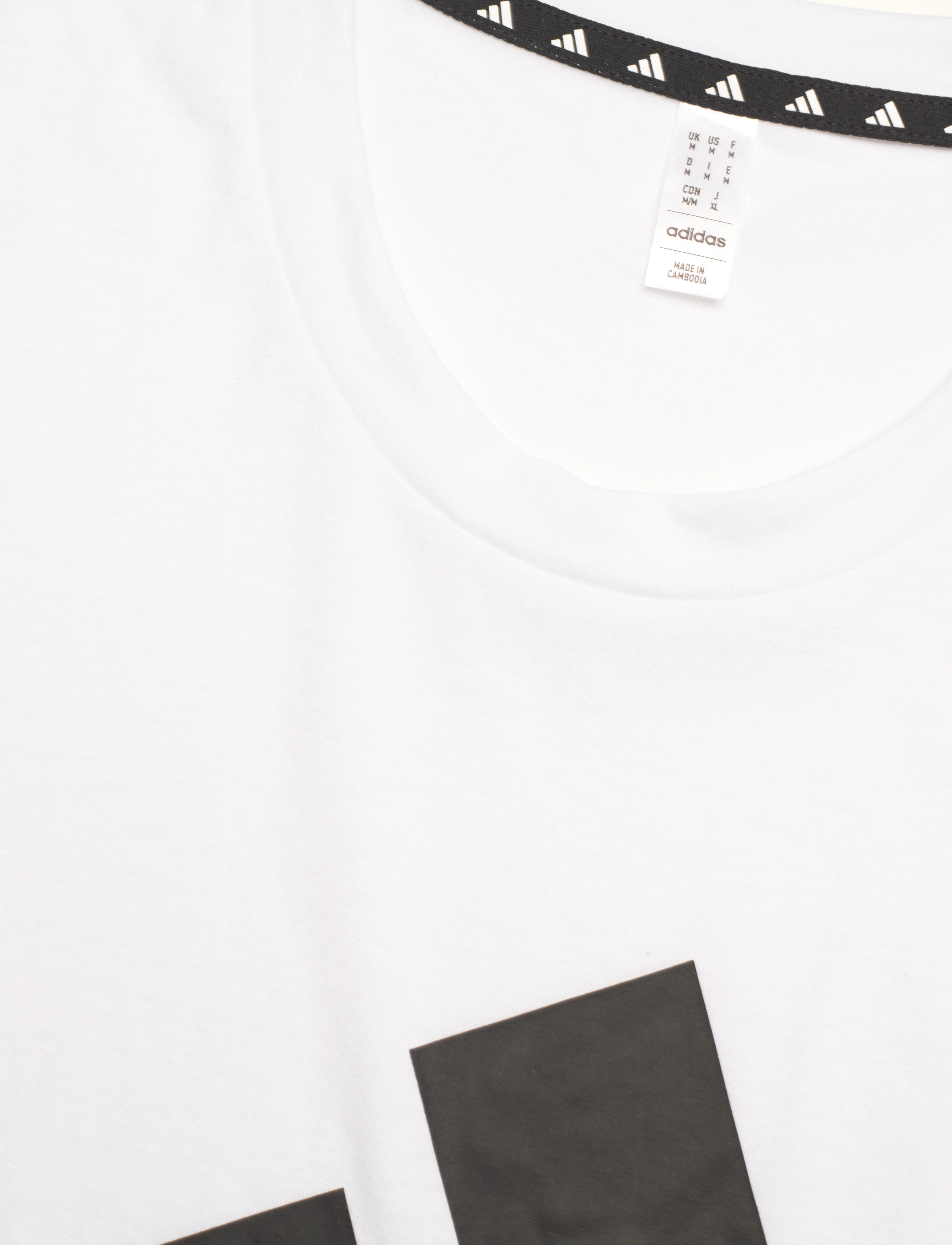 adidas Performance - TR-ES FR LOGO T - t-shirts - white/black - 2