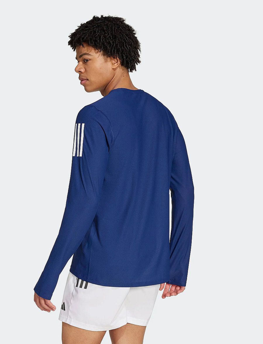 adidas Performance - OTR B LS - langarmshirts - dkblue - 4