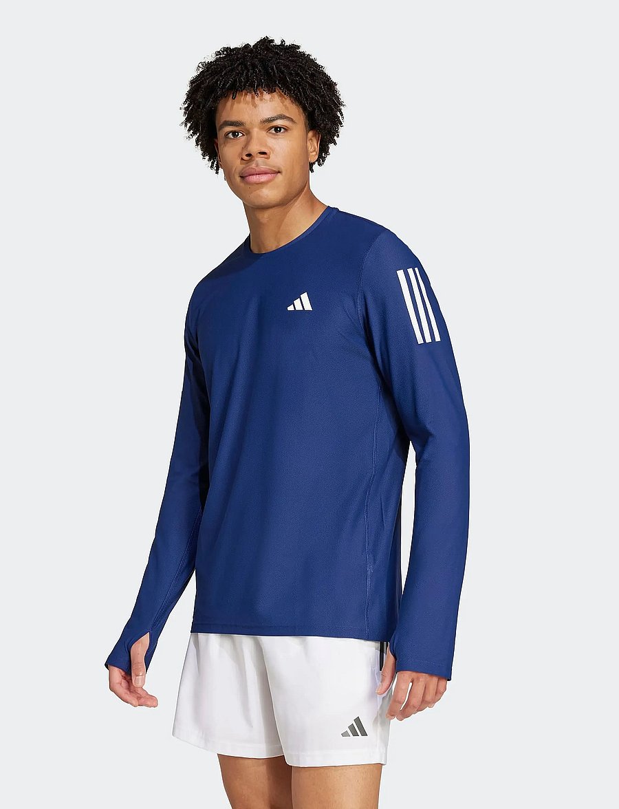 adidas Performance - OTR B LS - langarmshirts - dkblue - 5
