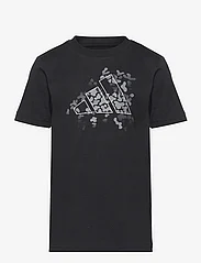 adidas Performance - UNI TRAIN TEE - short-sleeved t-shirts - black - 0