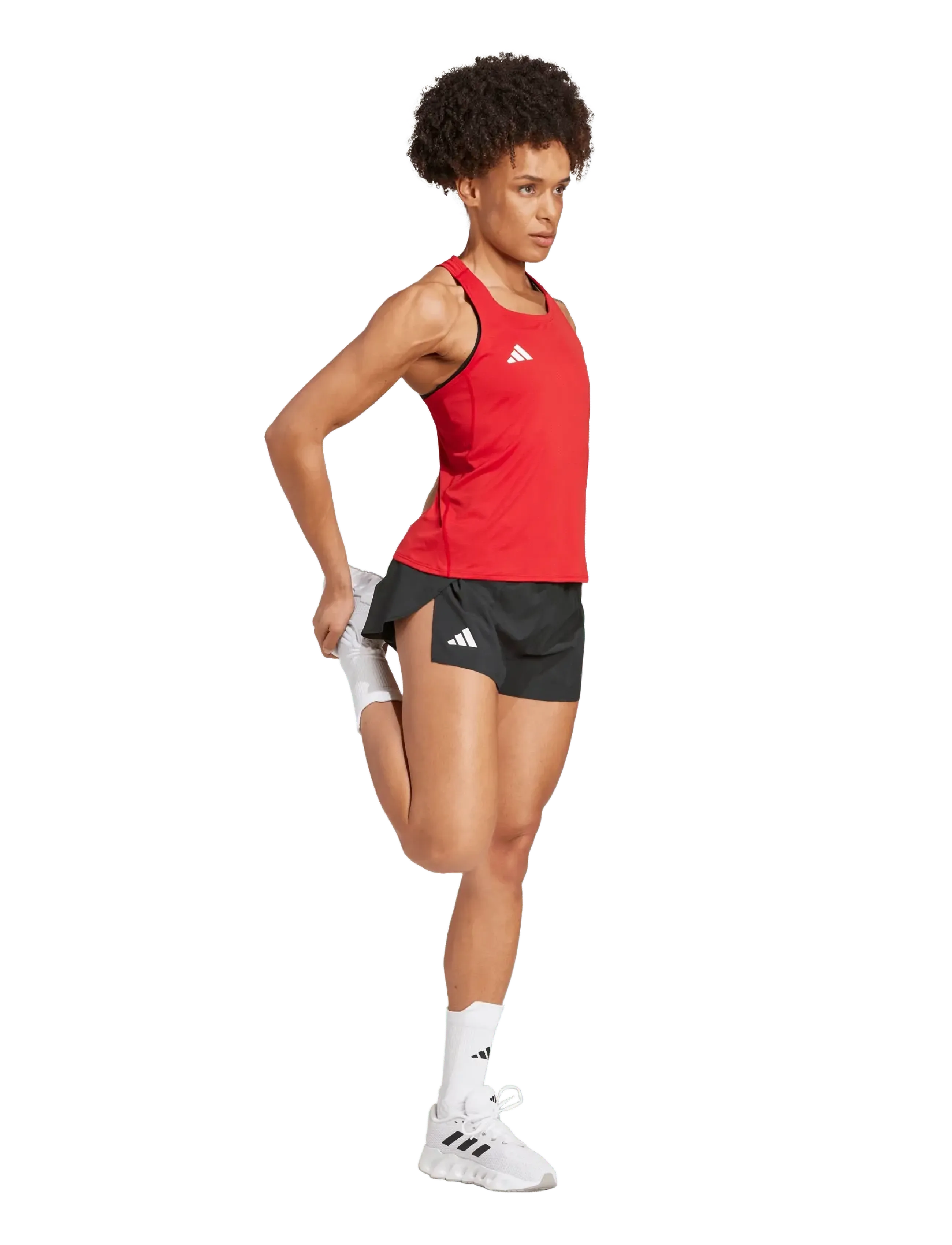 adidas Performance Adizero E Split, Damen, Split Shorts, Schwarz, Gr.L