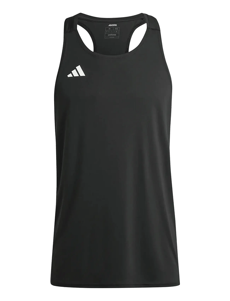adidas Performance - ADIZERO E SNGLT - t-shirts - black - 1
