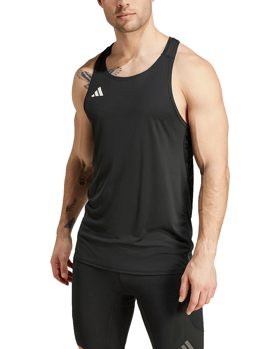 adidas Performance - ADIZERO E SNGLT - t-shirts - black - 0