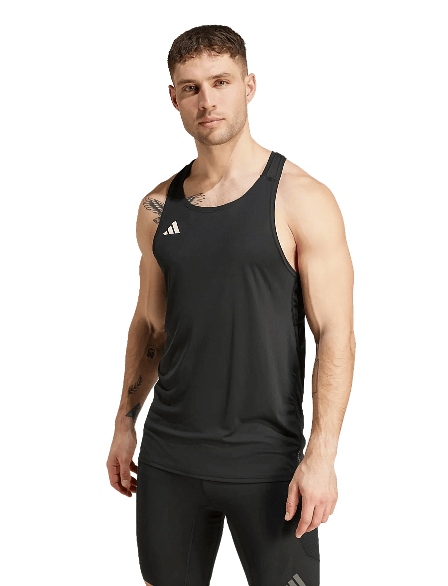 adidas Performance - ADIZERO E SNGLT - t-shirts - black - 4