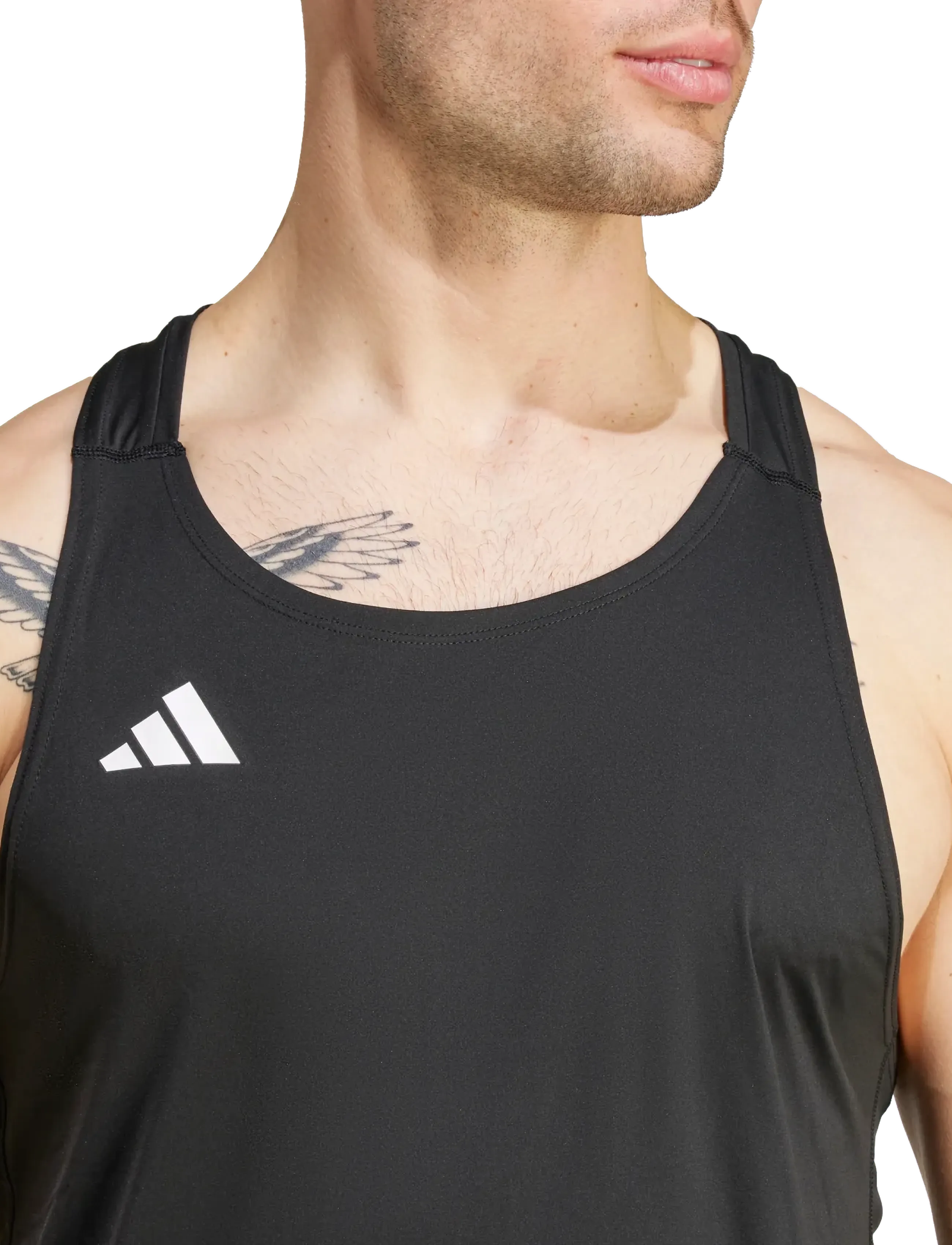 adidas Performance - ADIZERO E SNGLT - t-shirts - black - 5