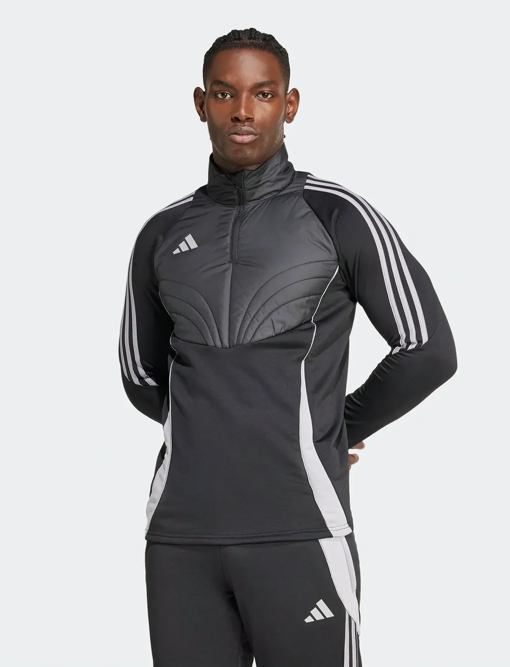 adidas Performance - TIRO24 WINTOP - sweatshirts - black/lightonix - 5