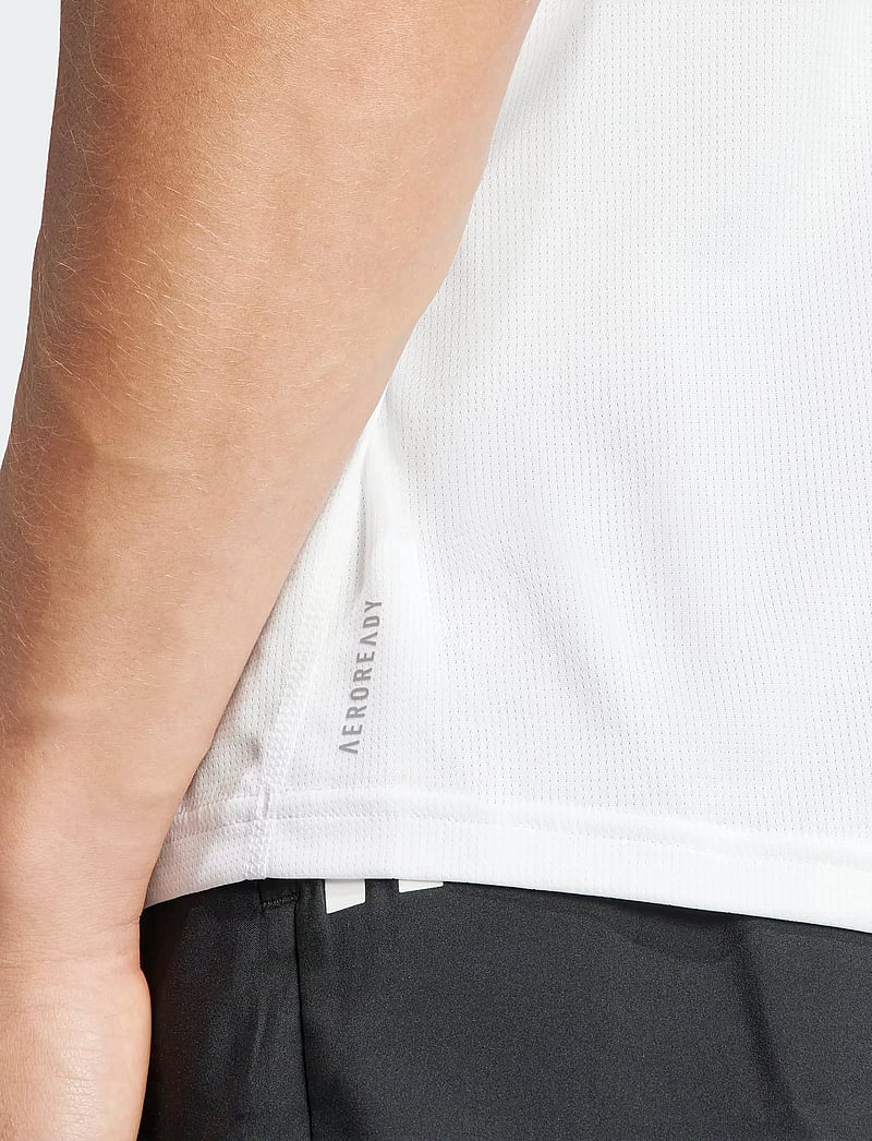 adidas Performance - RUN IT TEE - t-shirts - white - 3